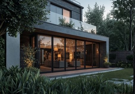 Aluminum and glass sliding systems