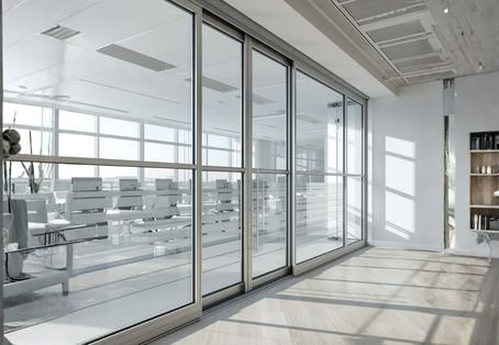Horizontal sliding window systems with smooth tracks and slim profiles.