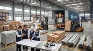 Construction material consolidation from multiple suppliers into one container shipment to reduce freight costs and delays.One-Stop vs Multi-Supplier Sourcing