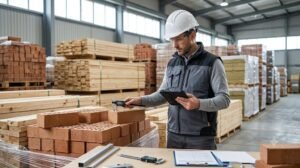 Independent quality inspector recording measurements, defects and AQL inspection results for a China quality inspection report.